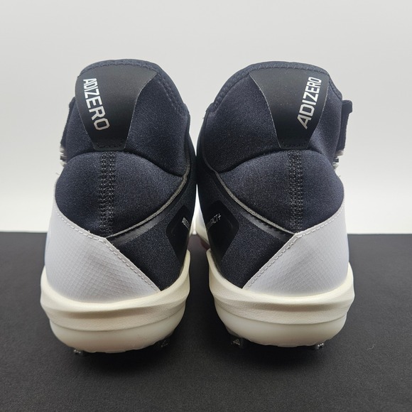 Adidas Adizero Impact+ BSB Baseball Cleats Men's Size 13 White Black IF3352 New - Picture 4 of 9